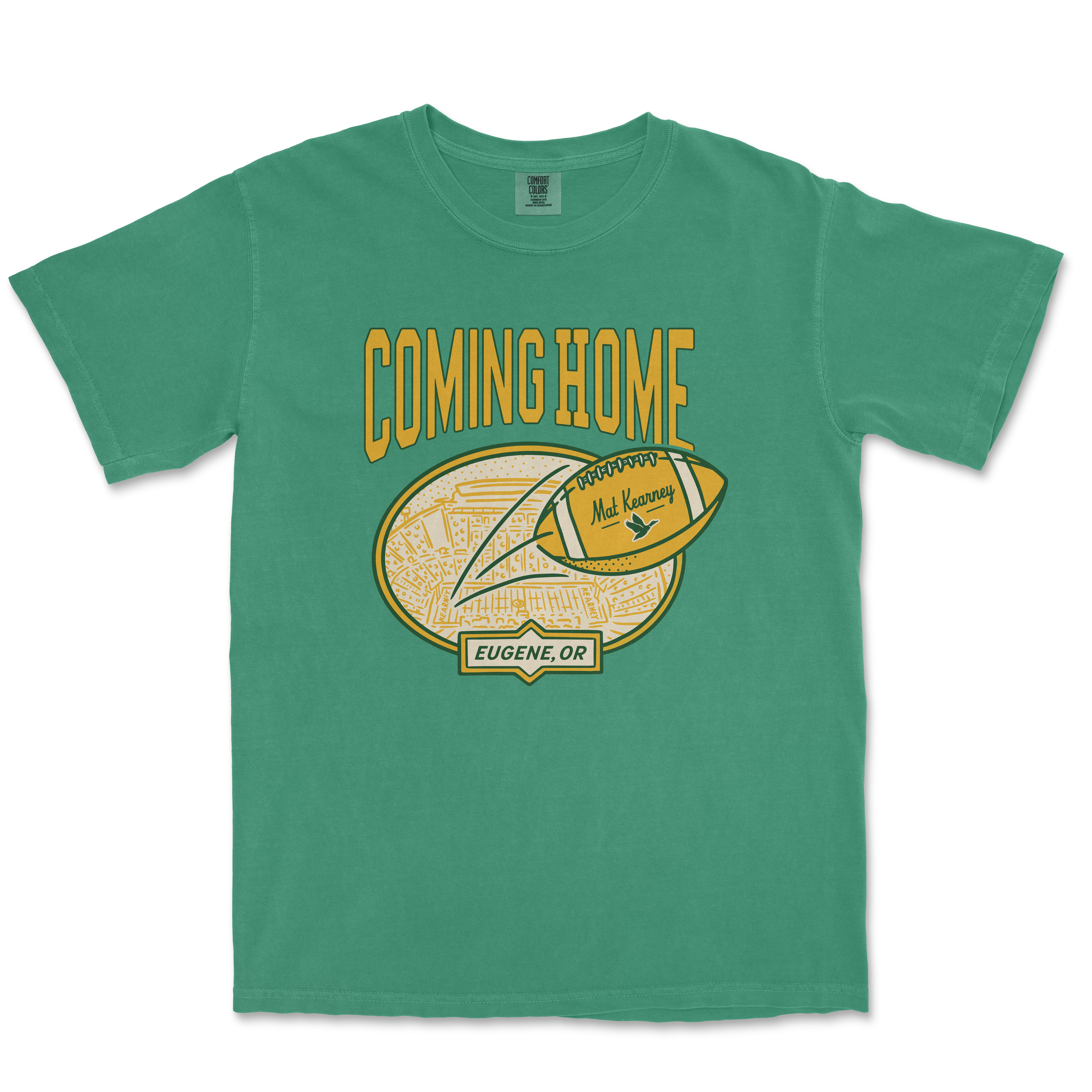 Coming Home Football Tee